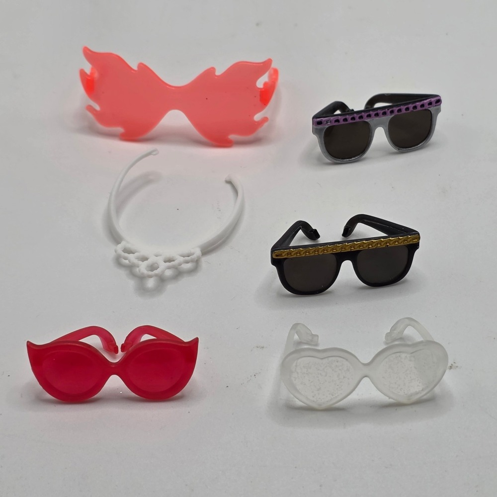 Lol Surprise Doll Sunglasses Tiara Kids Multicolor Flame Heart Fashion Glam Lot